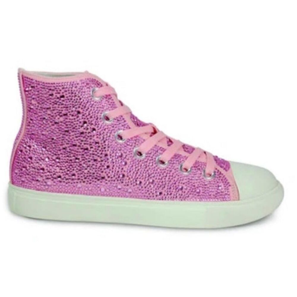 Band of The Free Sparkly Pink‎ High-Top Sneakers